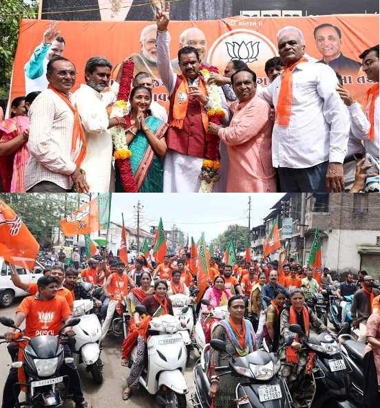 ભાજપ પ્રદેશ અધ્યક્ષશ્રી જીતુભાઇ વાઘાણી સન્માન-અભિવાદન