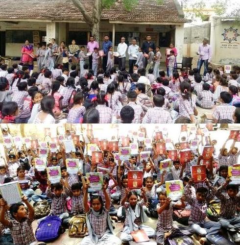 ઈશ્વરિયાની શાળામાં ભેટ