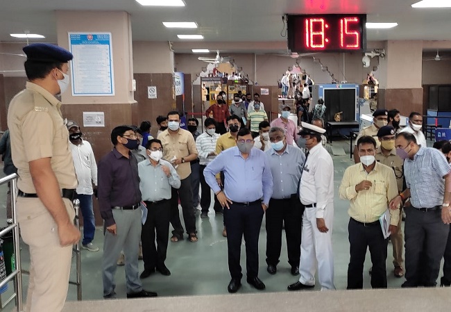 ભાવનગર પશ્ચિમ રેલના મુખ્ય પ્રબંધક મુલાકાત