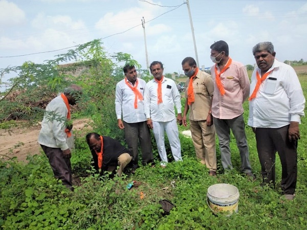 સણોસરા આસપાસના ગામોમાં ભાજપ દ્વારા વૃક્ષારોપણ થયું